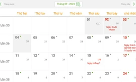 Quốc khánh năm nay nghỉ 4 ngày 