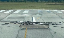 Lập tổ công tác kiểm tra sự cố vỡ đường băng sân bay Vinh 