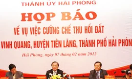 Đình chỉ công tác lãnh đạo huyện Tiên Lãng