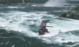 Thuyền kẹt trên thác Niagara bật khỏi vị trí sau 101 năm