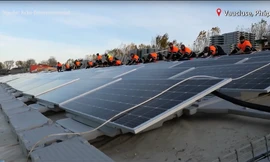 Ngỡ ngàng ngắm nhà máy điện mặt trời nổi lớn nhất châu Âu