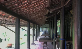 Nhà cổ trăm cột bằng gỗ quý