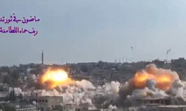 Nga đốt cháy phiến quân tại Idlib bằng bom AVBPM