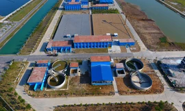 Toàn cảnh nhà máy nước sông Đuống 5.000 tỷ đồng từ flycam