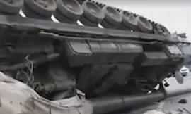 Phanh gấp làm rơi pháo tự hành 46 tấn, quân nhân Nga phải đền 380.000 USD