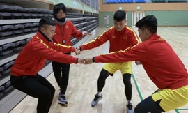 Quang Hải trở lại tập nhẹ cùng U23 Việt Nam