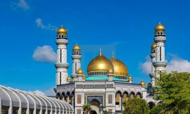 Nhà thờ Hồi giáo dát 5 tấn vàng ở Brunei