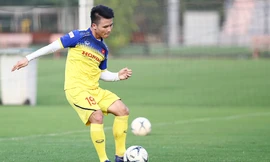 Quang Hải hội quân chuẩn bị trận đá Malaysia