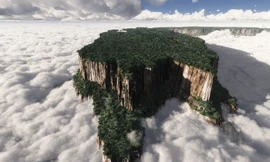 Những ngọn núi đỉnh phẳng như mặt bàn