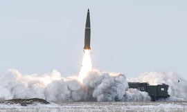 Cận cảnh Iskander-M diễn tập triển khai tác chiến và tiêu diệt mục tiêu