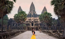Kiến trúc cổ xưa của công trình tôn giáo nổi tiếng Campuchia