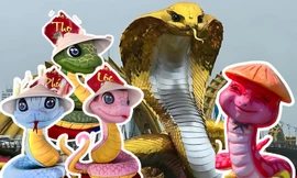 Dàn linh vật "bé Na" muôn màu muôn vẻ đổ bộ đường đua nhan sắc Tết Ất Tỵ