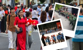 Những khoảnh khắc hòa bình chạm đến trái tim người trẻ trước thềm Đại lễ 30/4