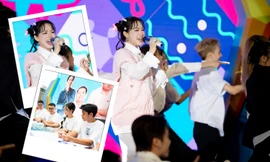 Lương Bích Hữu diện đồ "hack tuổi" hát nhạc phim "Kính Vạn Hoa"