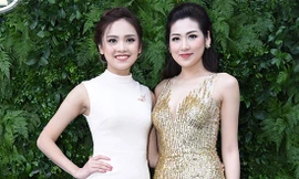 Á hậu Tú Anh lộng lẫy với váy lấp lánh