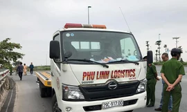 Hiện trường vụ tai nạn.