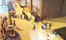 Hiện trường vụ việc.