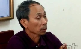 Trần Văn Hạnh tại cơ quan điều tra. Ảnh: ANTĐ.