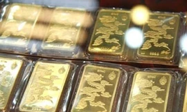 Vàng tăng lên 45 triệu đồng/lượng