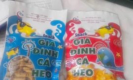 Tạm giữ gần 700 thùng bim bim không có chứng nhận an toàn