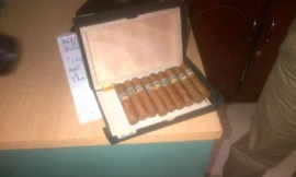 Số hàng thuốc lá xì gà lậu bị bắt giữ