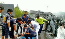 Hiện trường vụ tai nạn