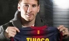 Messi vui mừng lên chức bố