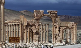 Khải Hoàn Môn ở Palmyra trước khi bị IS phá hủy