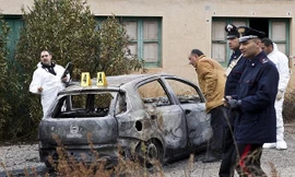 Thi thể bé Coco được tìm thấy bên trong chiếc xe bị thiêu rụi