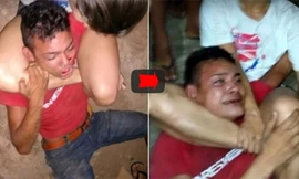 Tên cướp bị nhà vô địch võ thuật đánh cho bầm dập