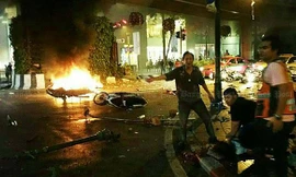 Hiện trường vụ đánh bom Bangkok, Thái Lan