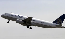 Một chiếc máy bay của hãng hàng không United Airlines