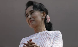 Bà Aung San Suu Kyi, lãnh đạo đảng Liên minh Quốc gia vì Dân chủ (NLD) 