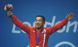 Om Yun-Chol nói bí quyết để anh đoạt tấm HCV Olympic là từ những lời động viên của lãnh đạo Kim Jong Un Ảnh: Getty Images