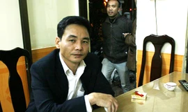 Đối tượng Hoàng Thiện Lý tại cơ quan công an