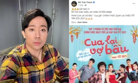 Trấn Thành gây tranh cãi khi kêu gọi khán giả ra rạp xem phim cũ “Cua Lại Vợ Bầu” dịp Tết