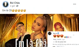 HOT: Binz - Châu Bùi lần đầu tương tác công khai trên mạng xã hội sau nghi vấn hẹn hò