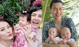 “Thế lực nhí” của V-Biz bất ngờ chiếm sóng hơn cả bố mẹ trên mạng xã hội