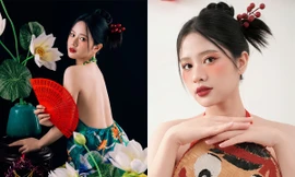 Nữ sinh Cao đẳng Bách khoa khoe nhan sắc ngọt ngào trong bộ ảnh đón Trung thu