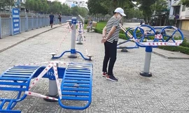 Công viên Sài Gòn đìu hiu giữa mùa dịch COVID-19