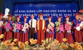 Trường ĐH Luật TP. HCM in phôi bằng cấp cho hơn 200 tiến sĩ, thạc sĩ 