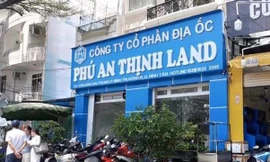 Trụ sở Công ty CP Địa ốc Phú An Thịnh Land, nơi ông Khâm làm Tổng giám đốc. Ảnh: PL.