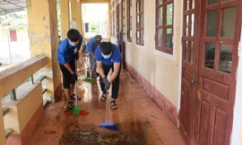 80 sinh viên, đoàn viên TP. HCM ra miền Trung giúp bà con khắc phục hậu quả bão, lũ