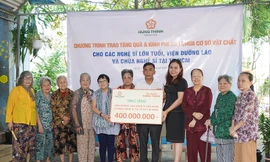 Tập đoàn Hưng Thịnh mang yêu thương đến Viện Dưỡng lão nghệ sĩ và Chùa Nghệ sĩ TPHCM