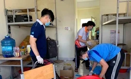 50.000 thùng carton đóng đồ cho sinh viên ký túc đón người cách ly Covid-19
