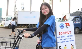 30 phút mỗi sáng chủ nhật làm sạch nơi mình sống