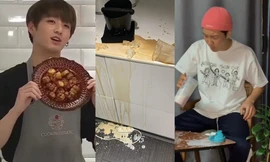 "Dở khóc dở cười" idol vào bếp: Kai đổ cà phê vào ổ điện, Jung Kook cho khoai "đóng băng"