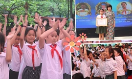 Lễ bế giảng trường Tiểu học Nam Thành Công: Tween vui vì nghỉ Hè nhưng buồn khi phải xa bạn bè