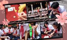 Tiết học siêu cool: Tween trường THCS Nguyễn Du khám phá phố cổ, nặn tò he