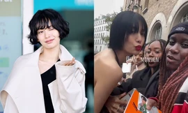 Nana hôn fangirl tại Paris Fashion Week, "đỉnh cấp" fan service chấn động cõi mạng